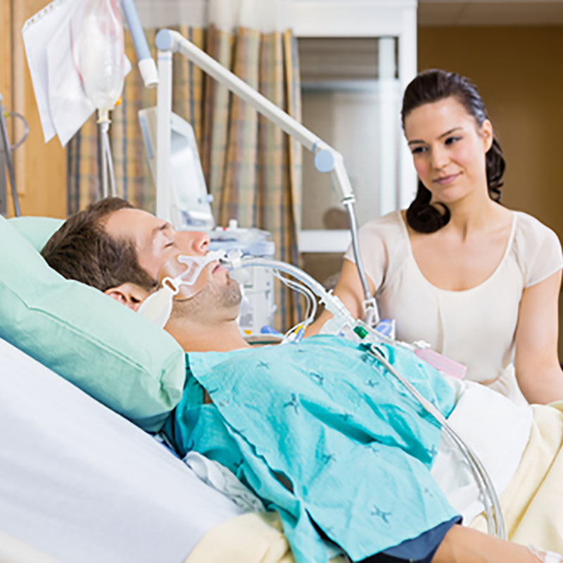 46 percent decrease in patients ventilated